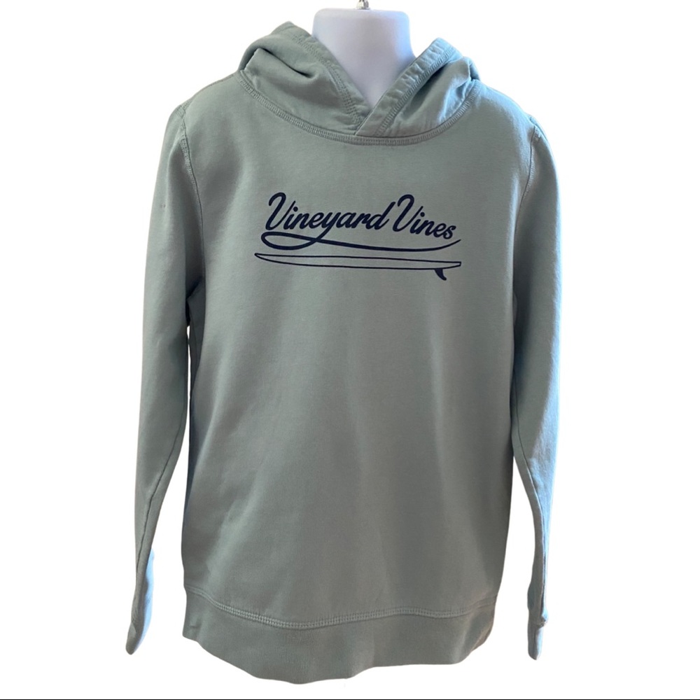 Vineyard Vines Boys Kids Pullover Hoodie Sweatshirt - SEACLIFF BLUE - Size 7